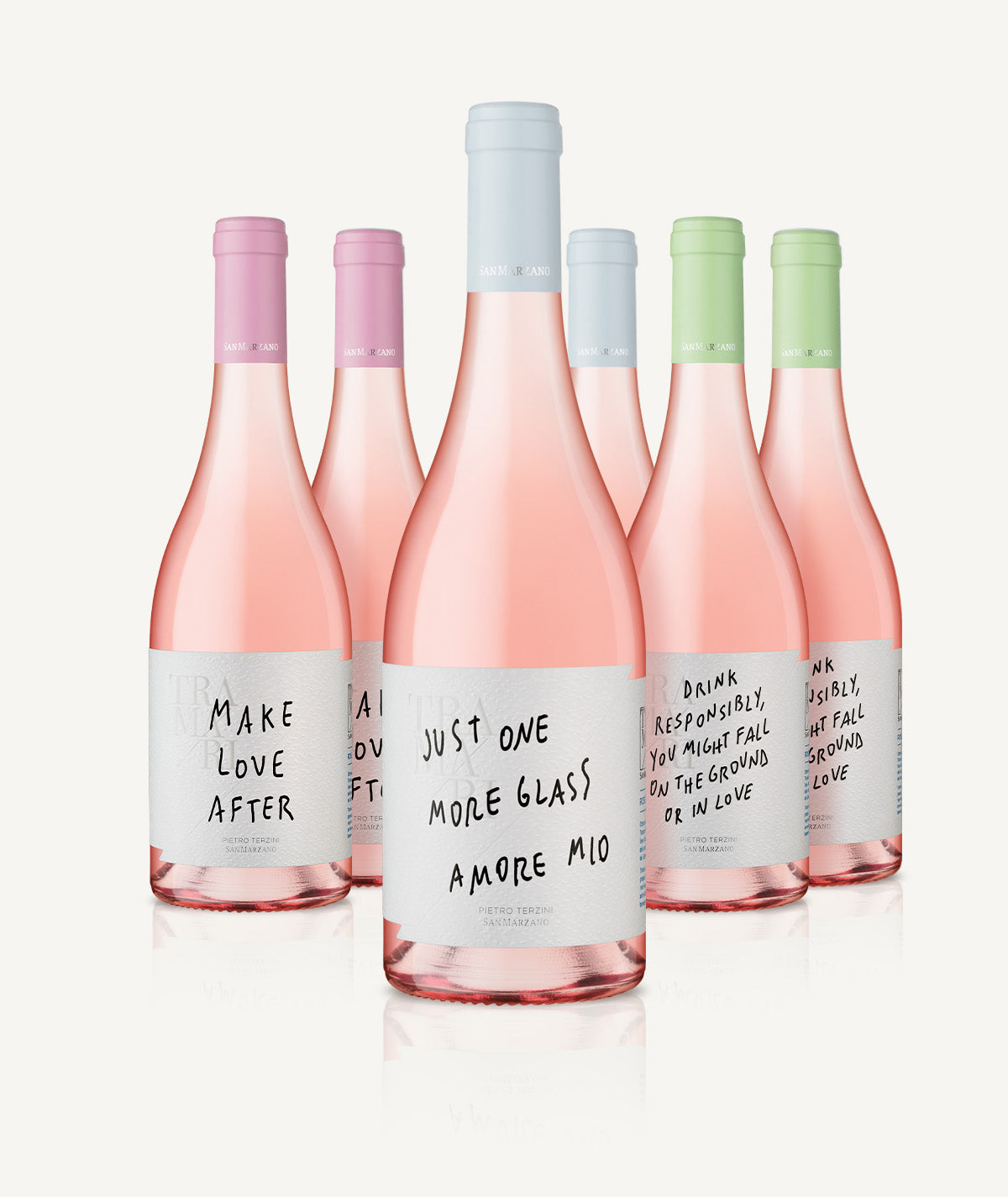 SAN MARZANO TRAMARI ROSE DI PRIMITIVO 2024 (beperkte editie van Pietro Terzini - geen specifiek etiket gegarandeerd)